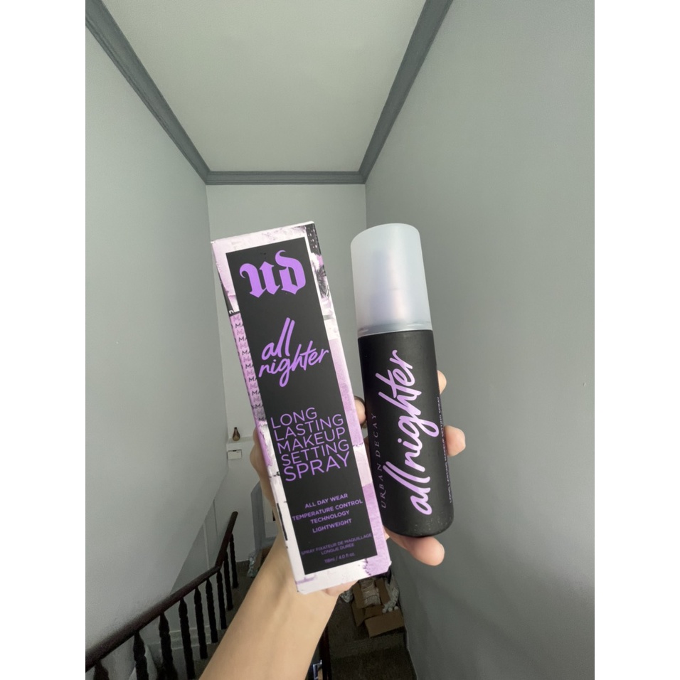 [UPDATE BAO BÌ MỚI 2022 ] XỊT KHÓA MAKEUP URBAN DECAY ALLNIGHTER MAKEUP SETTING SPRAY