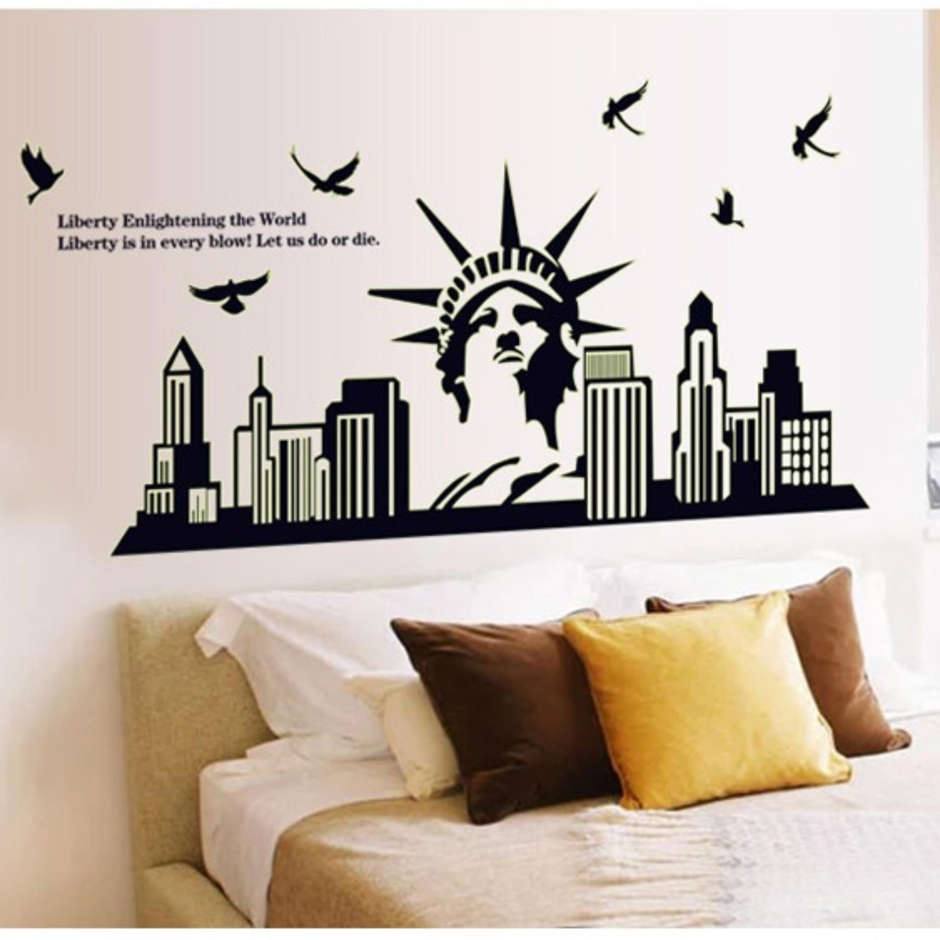 [HCM]Decal dán tường Dạ quang New York DDQ005 ( 60 x 160 cm)