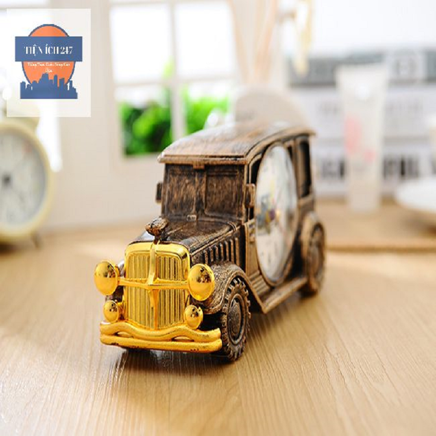 (Giá Sỉ Rẻ) Đồng hồ báo thức để bàn hình ô tô độc đáo
