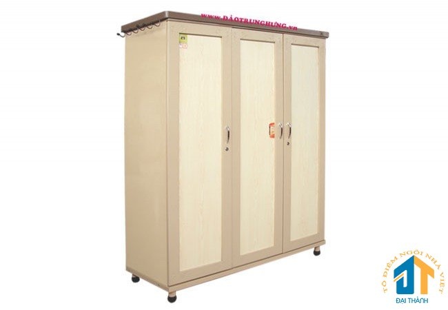 Tủ sắt quần áo lắp ráp Trung Hưng TSLR20