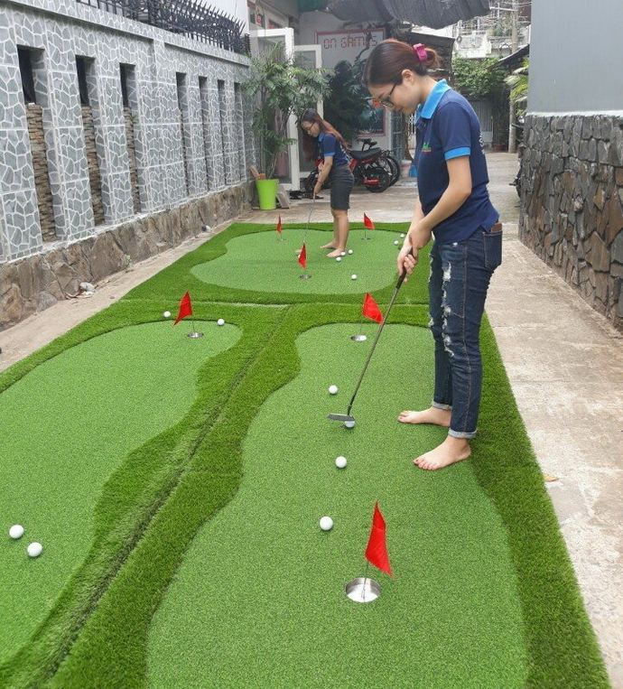 Bộ Cờ Lỗ Golf inox (1 hố cờ 2cm + 1 lá cờ PGM)