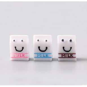 Tiểu Cảnh: Mô hình Charm slime đồ uống 3D mini dễ thương