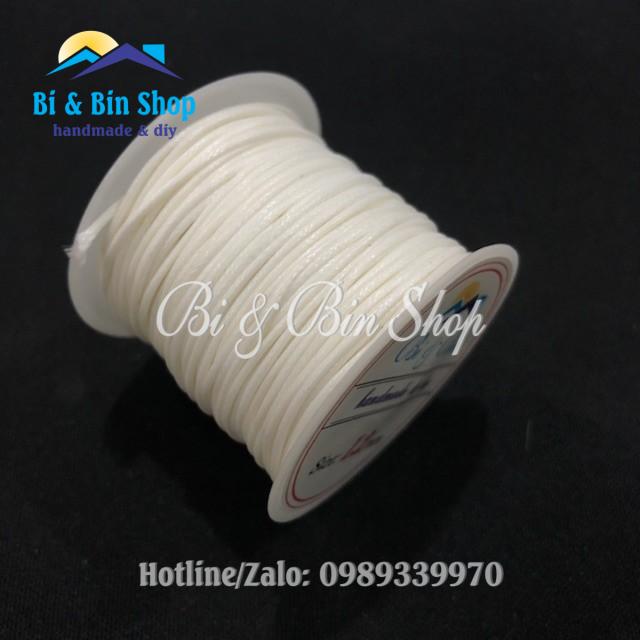 Dây sáp cuộn 1,2mm làm vòng đeo tay, làm trang sức thủ công