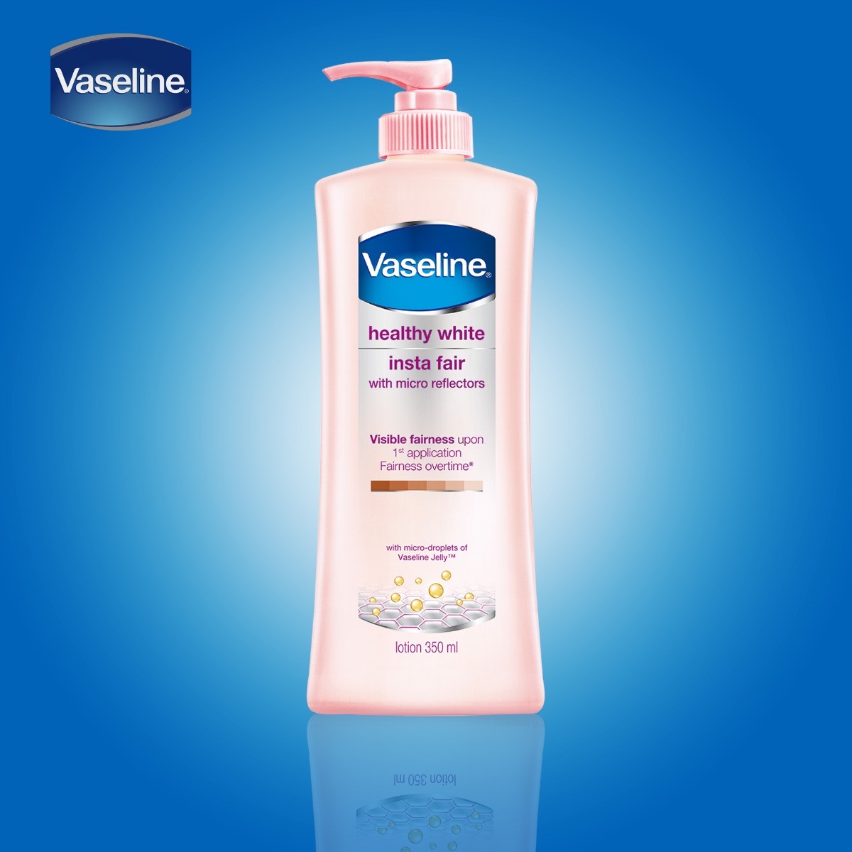 Gel dưỡng thể Vaseline Dịu mát trắng da