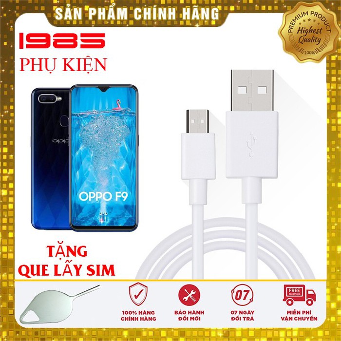 Cáp sạc nhanh oppo f9 chính hãng