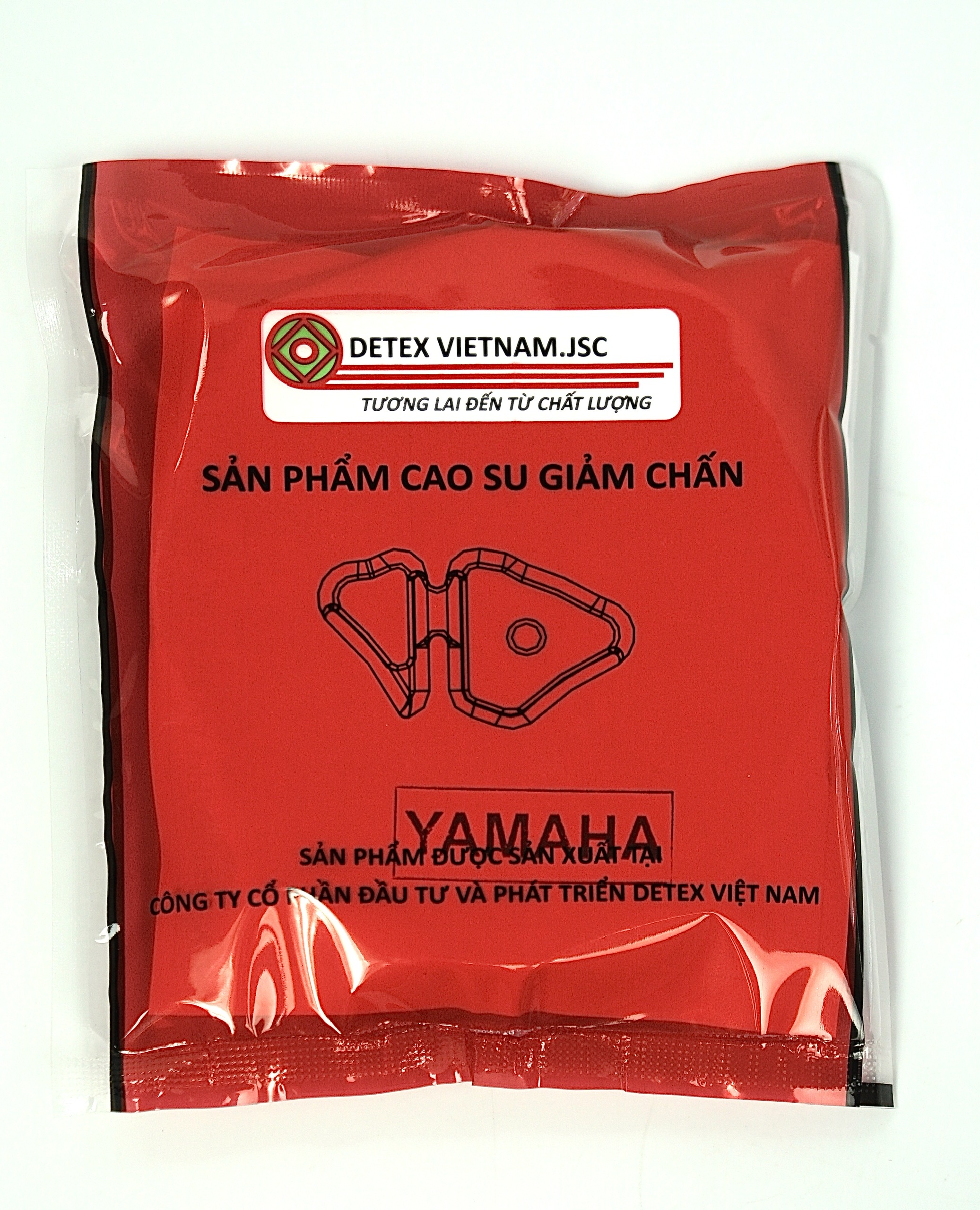 Giảm giật xe máy Detex Yamaha (cao su giảm chấn)