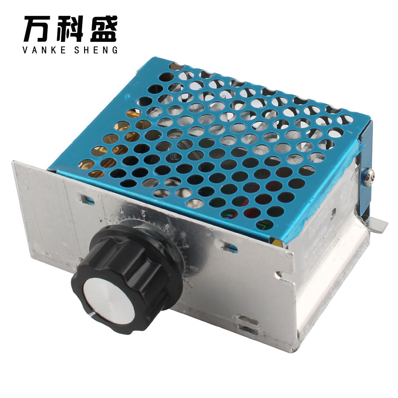 AC 220V 4000W SCR Voltage Regulator Dimming Dimmers Motor Speed Controller Thermostat Electronic Voltage Regulator Module