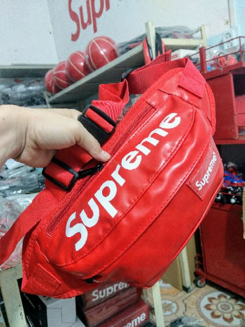 Túi bao tử da Supreme