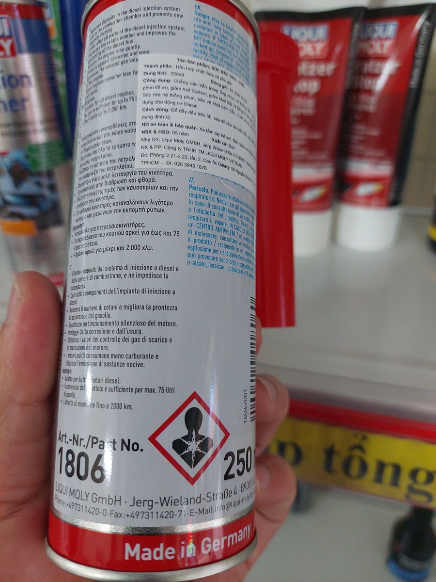 Súc béc dầu Liqui Moly