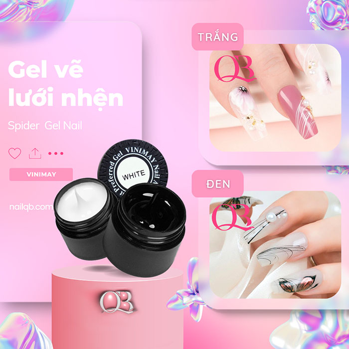 Gel vẽ lưới nhện gel vẽ móng Vinimay - Sullmar 8ml