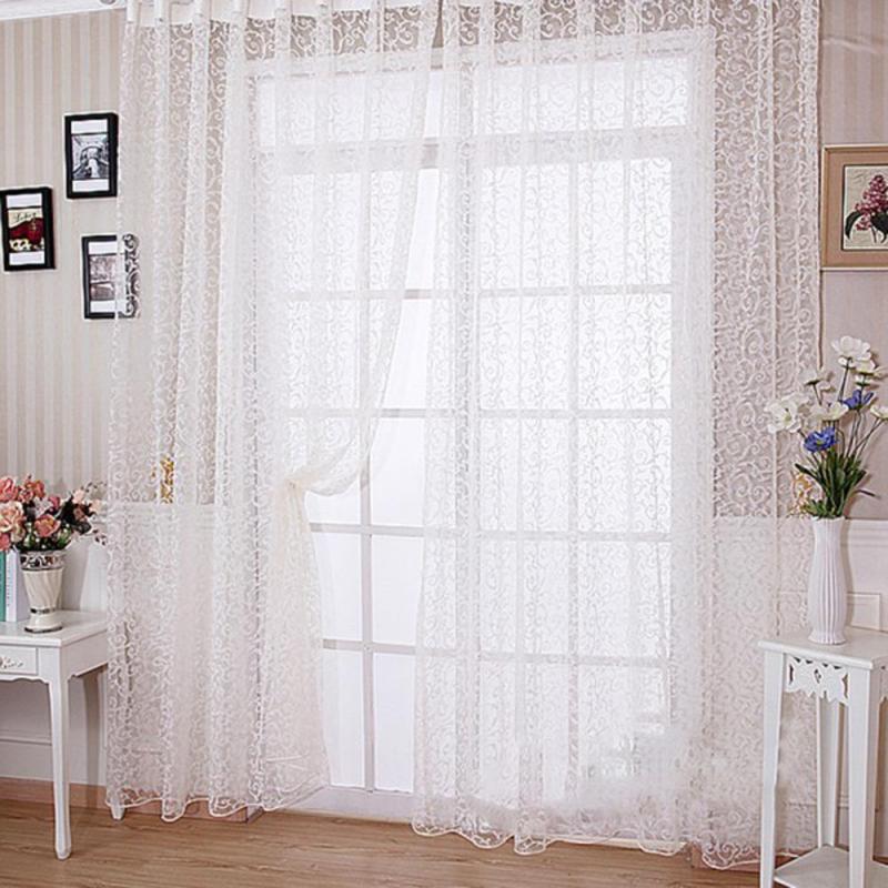 Hoa Vải Tuyn Cửa Sổ Trắng-quốc tế