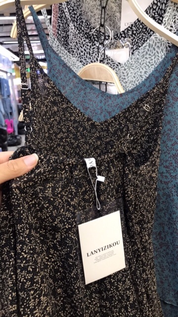 Váy maxi 2 dây - hàng Quảng Châu