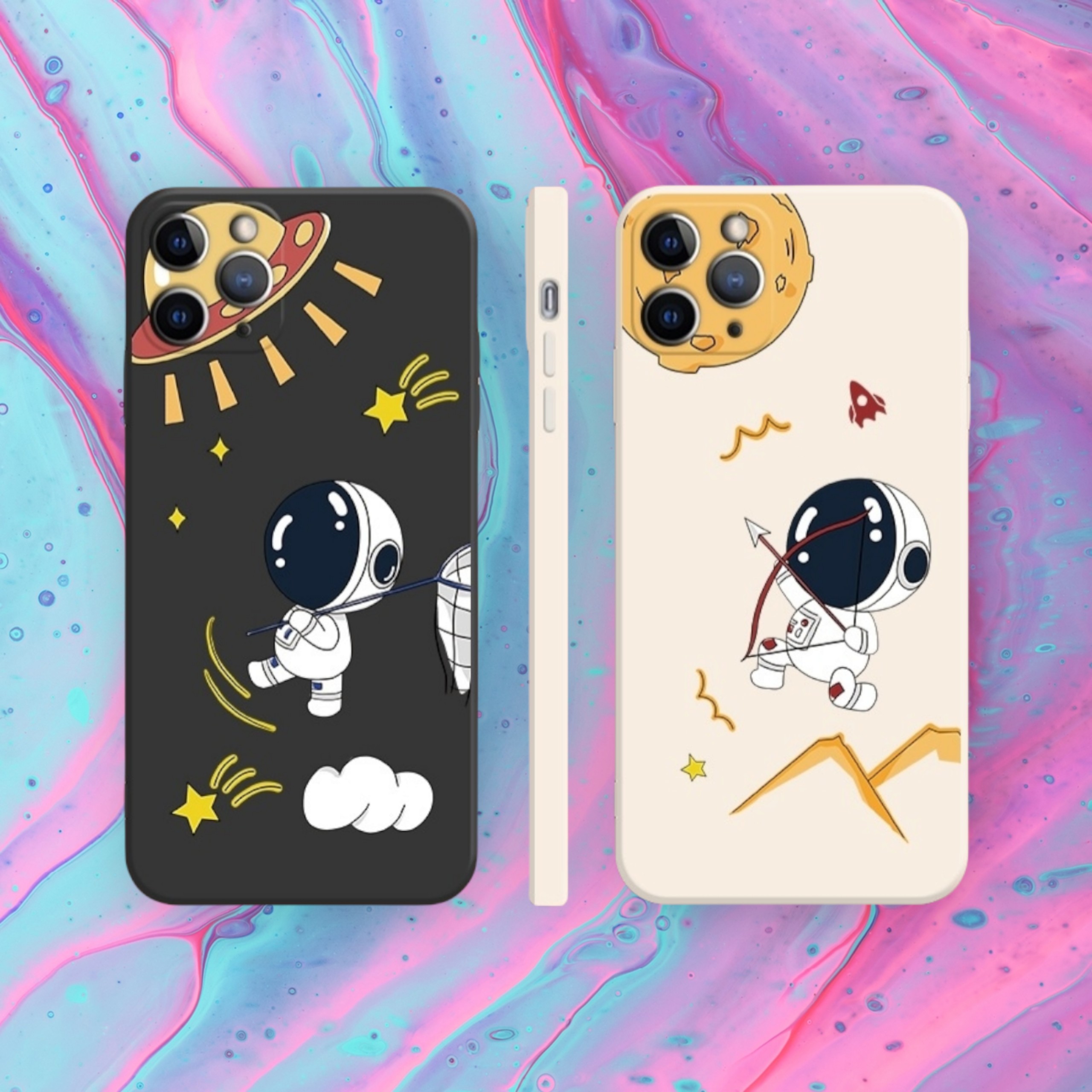 Ốp lưng Vuông Vũ trụ 2 Xiaomi Redmi Note 9,Note 9s,Note 9 Pro,Redmi Note 8,Note 8 Pro,Redmi Note 7,Note 5,Note 5 Pro X78