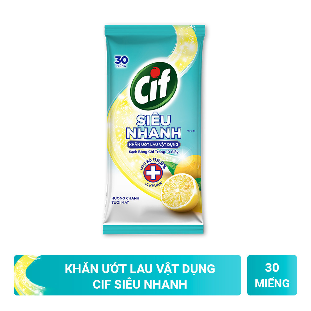 [Hàng tặng không bán - HC Gift] Combo 2 Khăn giấy ướt Cif