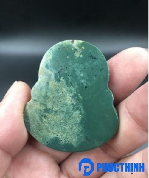 Mặt dây chuyền đá Canxedon (Chalcedony) Phật di lặc