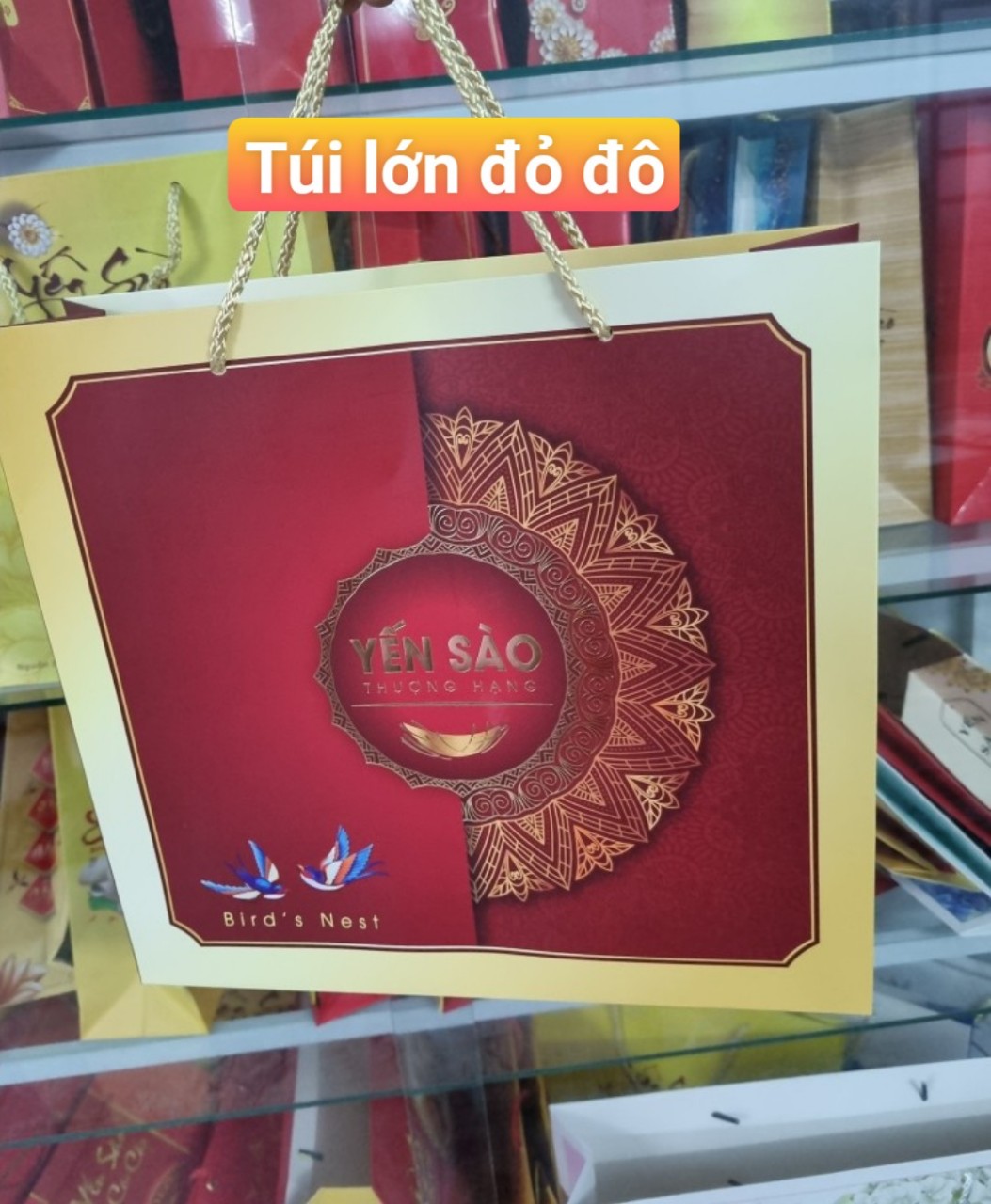 [HCM][Giá rẻ] Túi giấy lớn đựng hộp yến sào cao cấp 100g