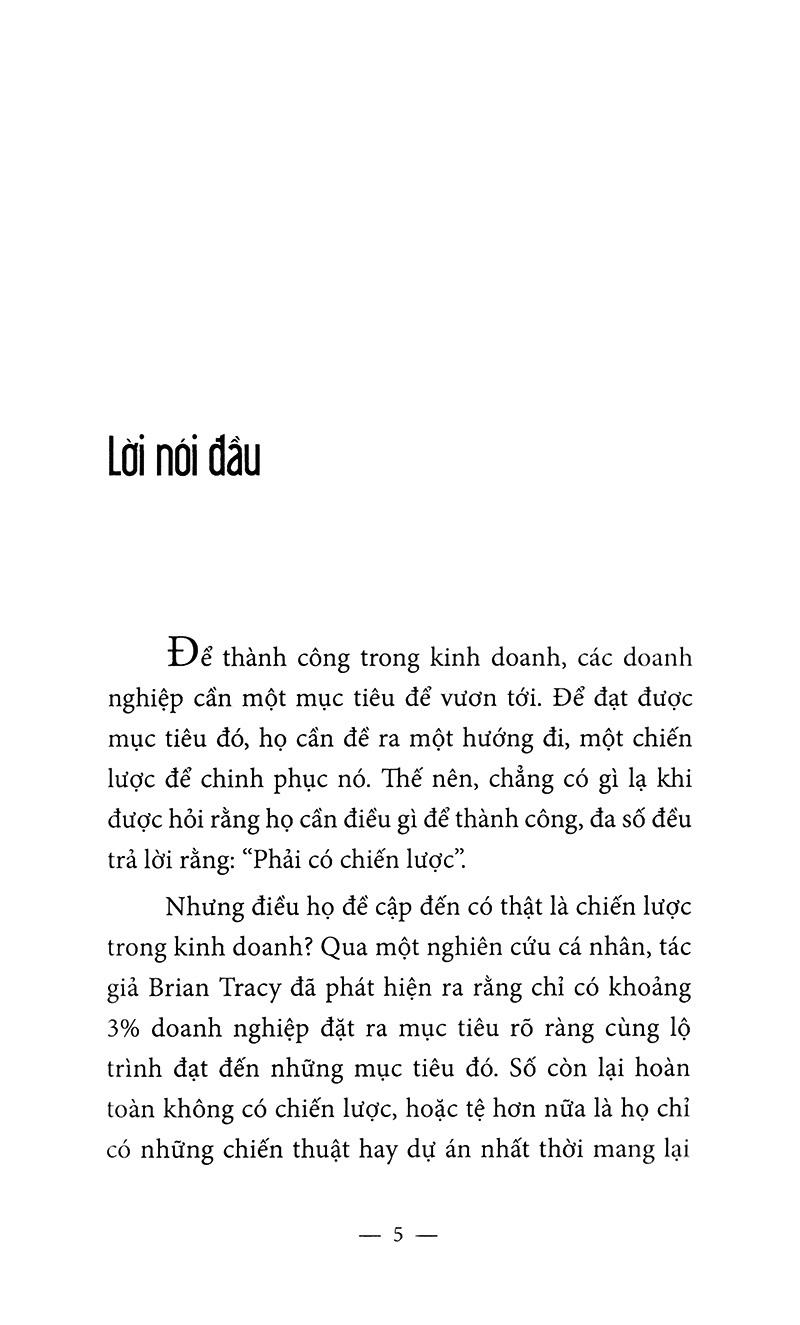 Sách - Thuật thiết lập chiến lược kinh doanh