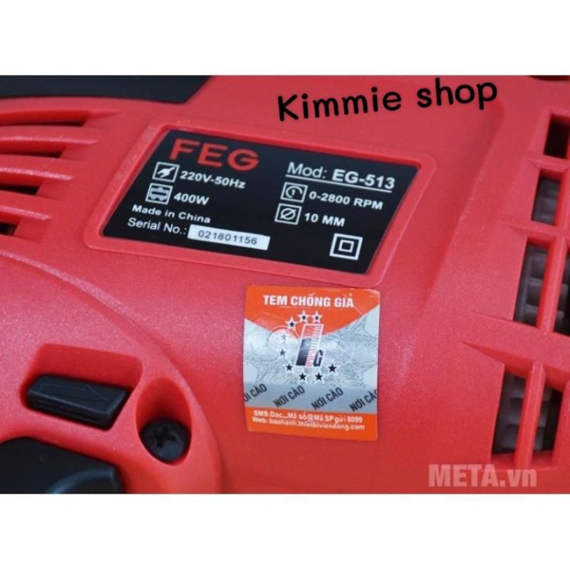 [HCM]Máy khoan 10mm FEG EG-513 ( Công suất 400W)