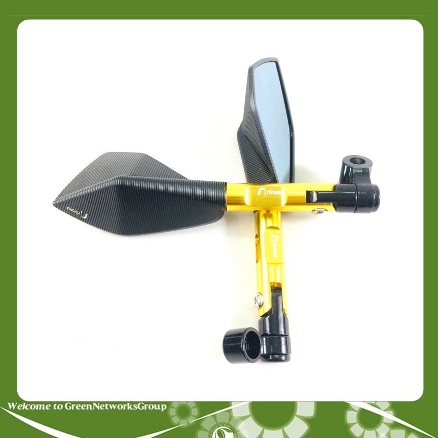 [HCM]Kính Chiếu Hậu Rizoma 5 cạnh ( Màu Vàng ) (1 Bộ) Greennetworks