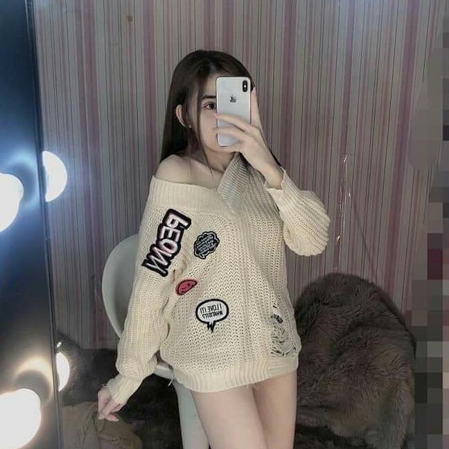 Áo len form rộng