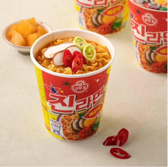 [Nội Địa Hàn] Thùng Mì Ly Jin Cay Ottogi 65gram Hàn Quốc