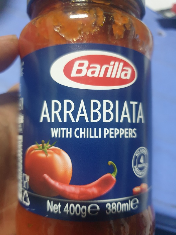 SỐT CÀ CHUA VỊ ỚT BARILLA ARRABBIATA 400G