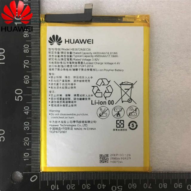 Pin huawei honor note 8 dung lượng cao hb3872a5ecw 4500mah bảo hành đổi mới