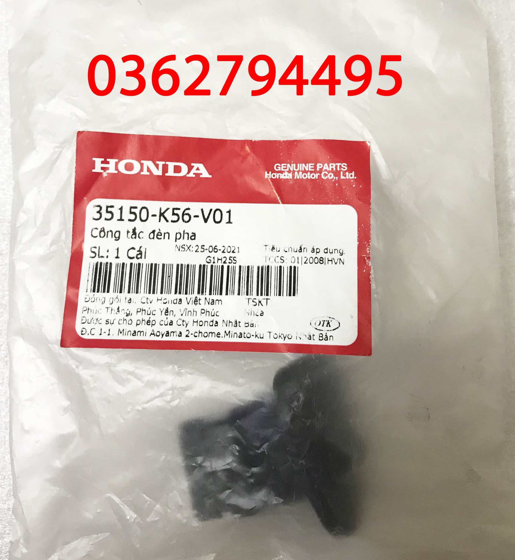 Công tắc bật đèn pha xe winner v1/Winner X/Winner V3 Zin chính hãng Honda