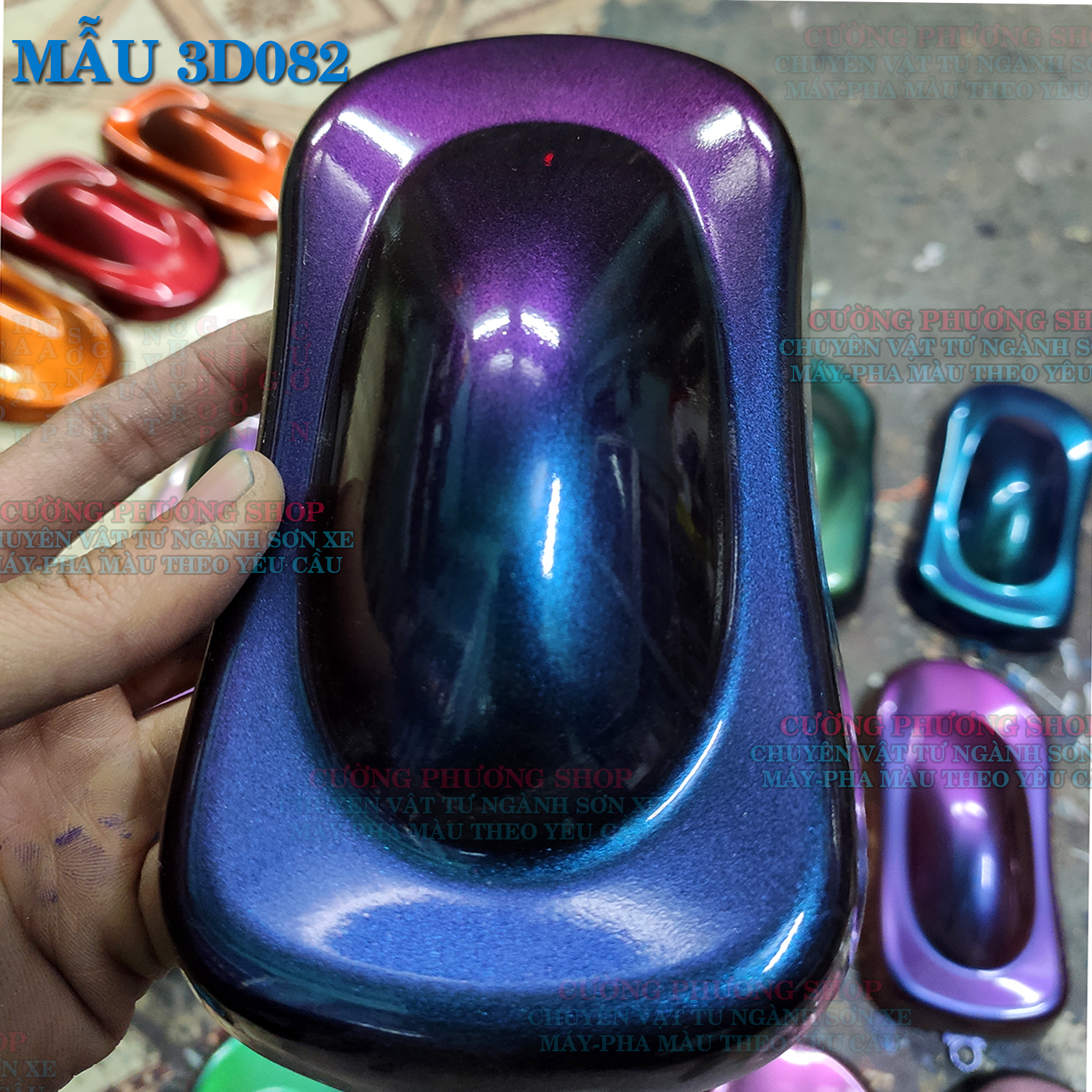 Sơn 3d đổi màu theo góc nhìn mã 3D082