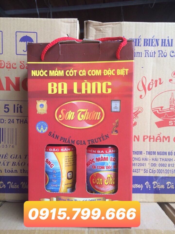 Nước Mắm Rút Nỏ Loại Đặc Biệt 45 độ đạm