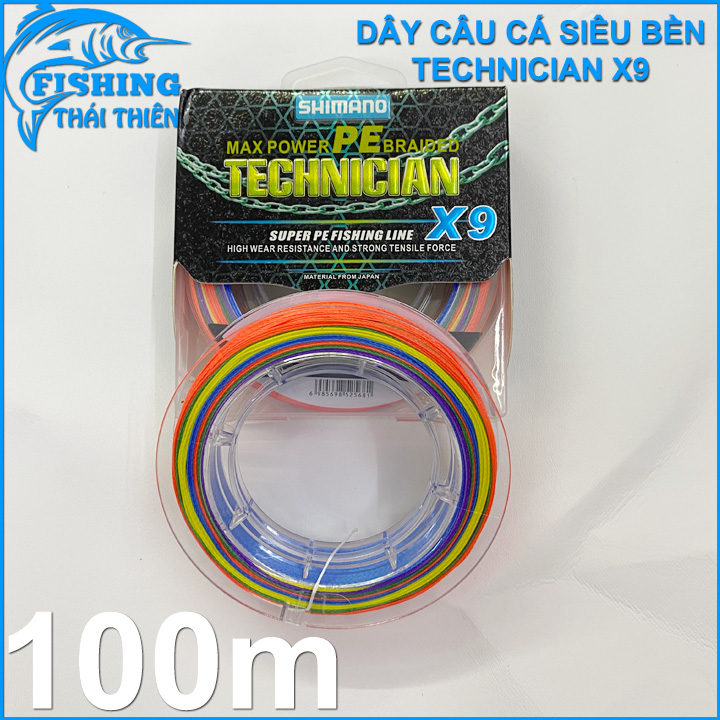 Dây câu cá siêu bền Shimano X9 cuộn 100m