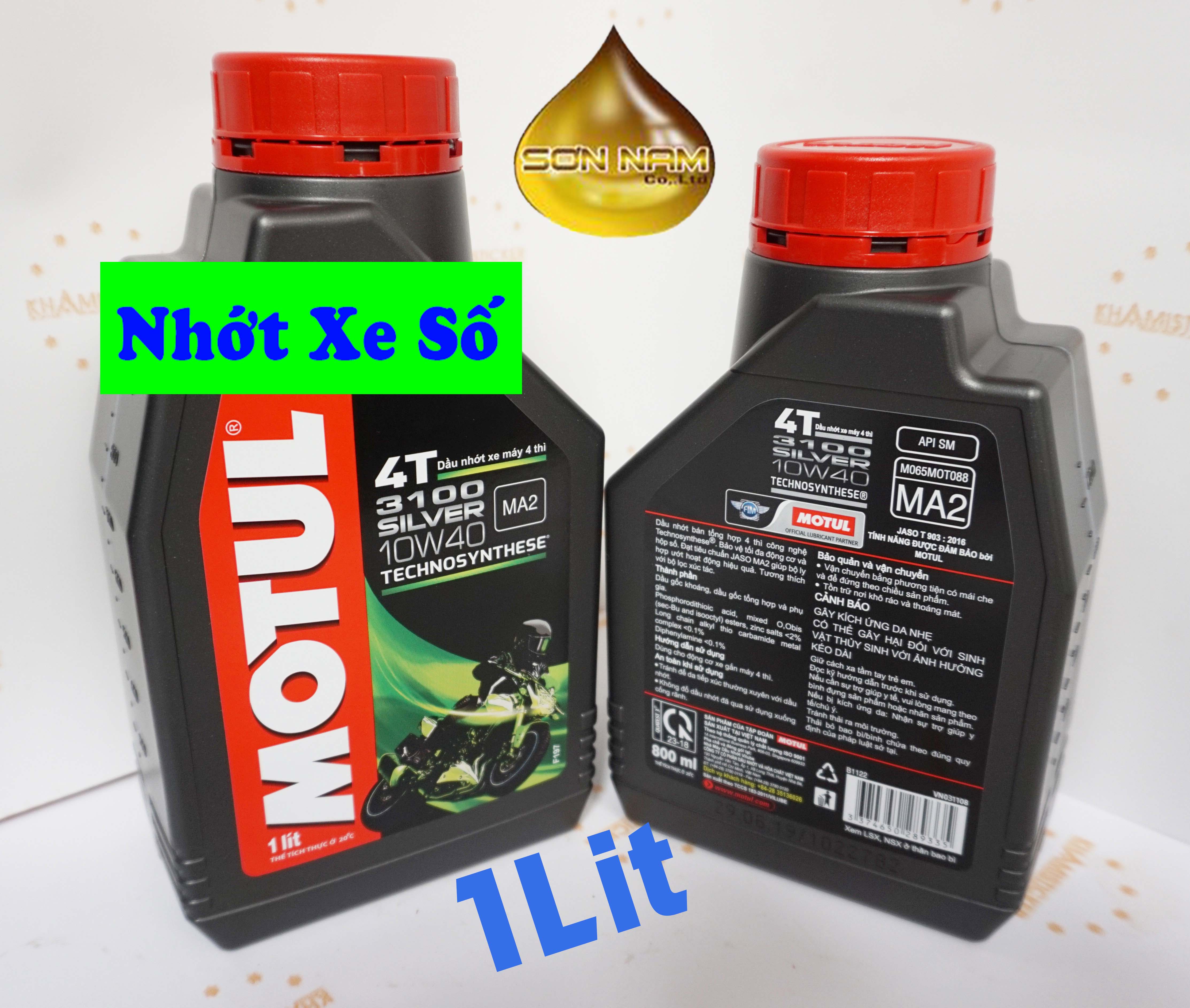 Dầu Nhớt Xe Số MOTUL 3100 SILVER 10W40 1lit