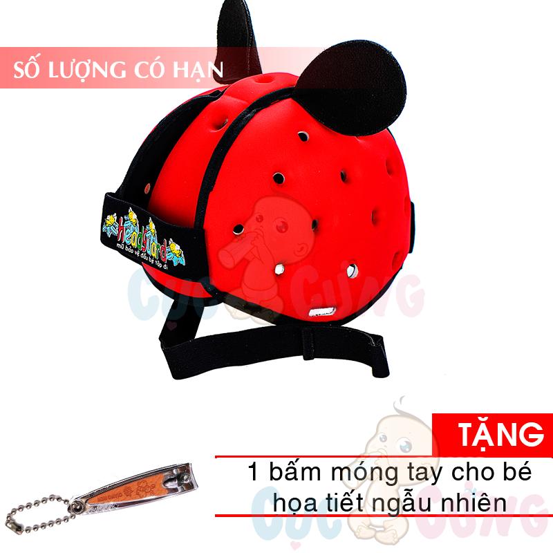 Nón bảo hiểm tập đi cho bé Headguard (nhiều màu) - Tặng 1 cắt móng tay họa tiết ngẫu nhiên - mu bao ve dau cho be