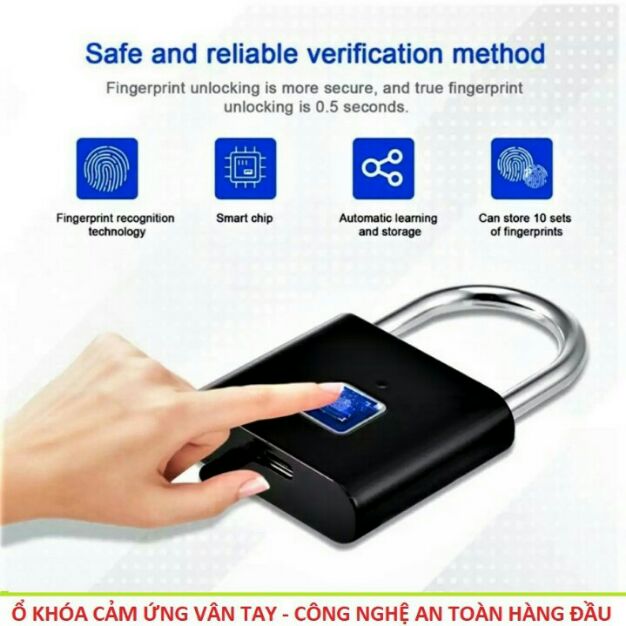 KHÓA BẰNG VÂN TAY KHÓA AN TOÀN