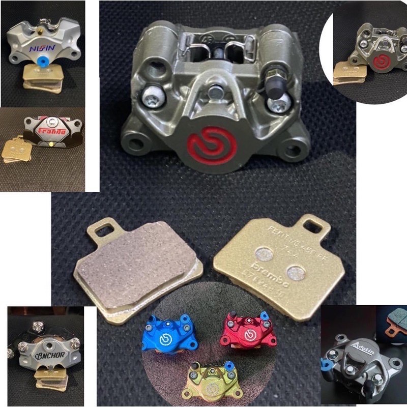 COMBO ĐĨA PHANH THẮNG TPRO 260 mm CHUI ĐEN + PÁT NHÔM CNC PADS