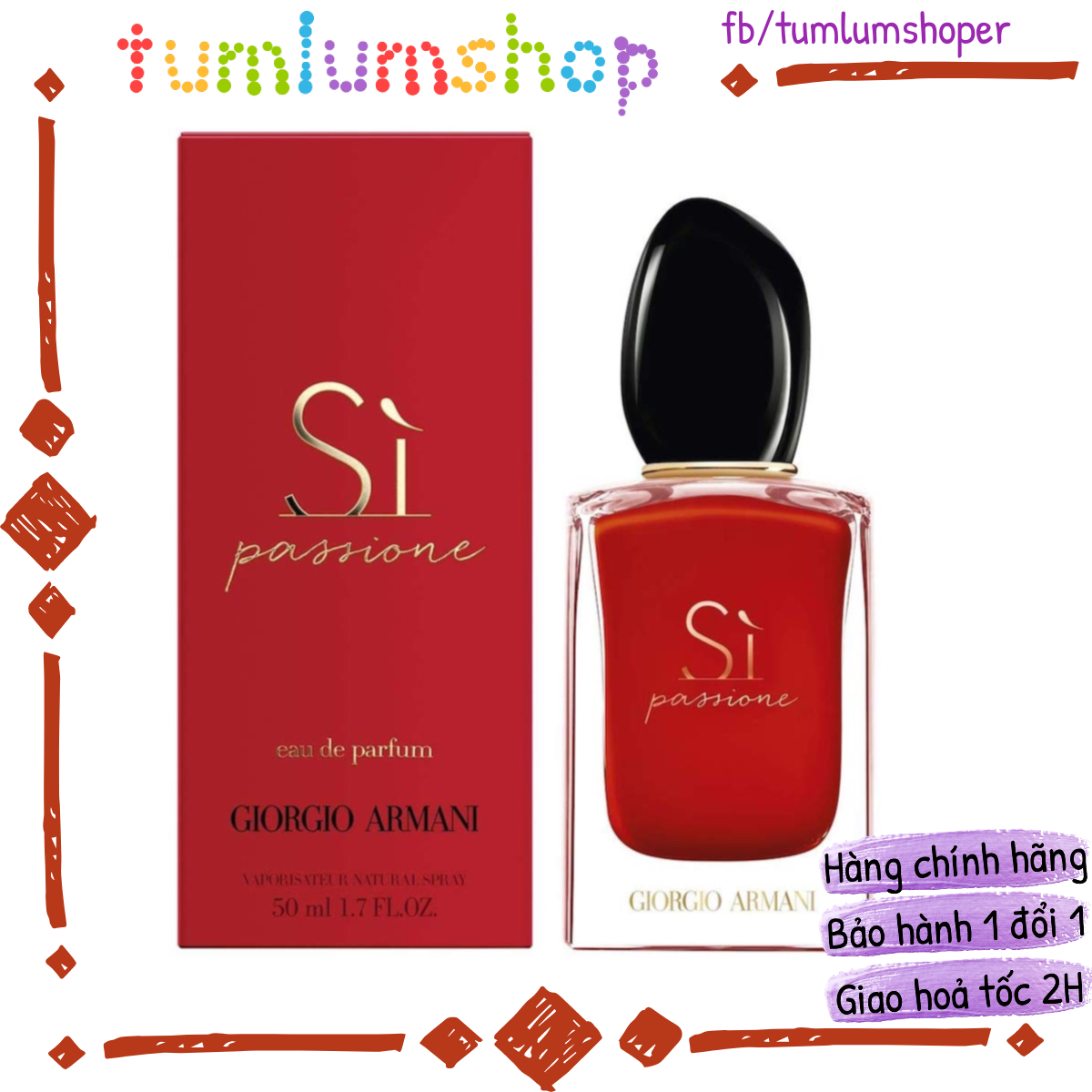 Nước hoa nữ Sì Passione Giorgio Armani EDP 50ml