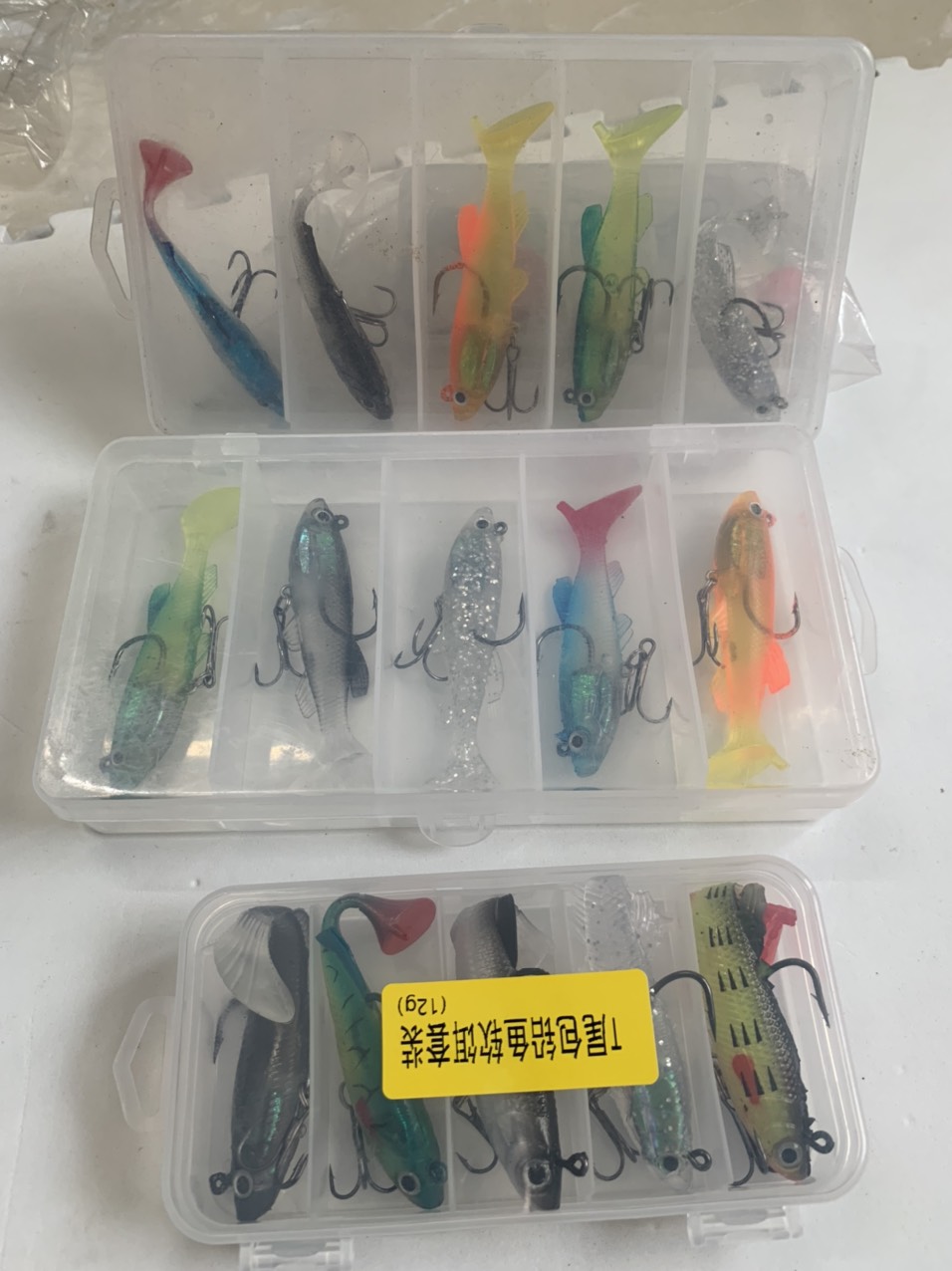 cá giả câu lure , mồi giả câu lure ( combo hộp 5 con )