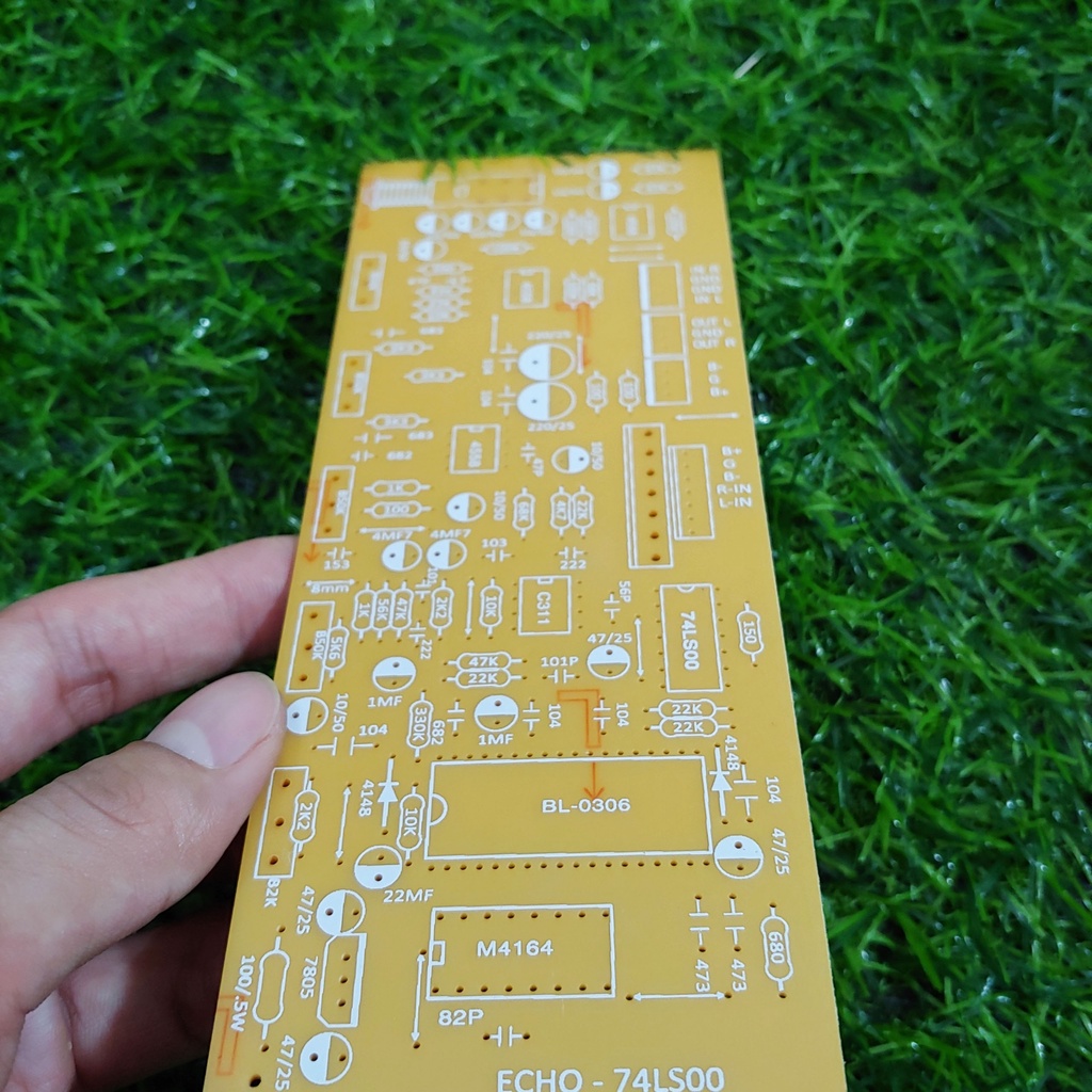 Bo pcb echo pcb mic pcb music chưa gắn linh kiện