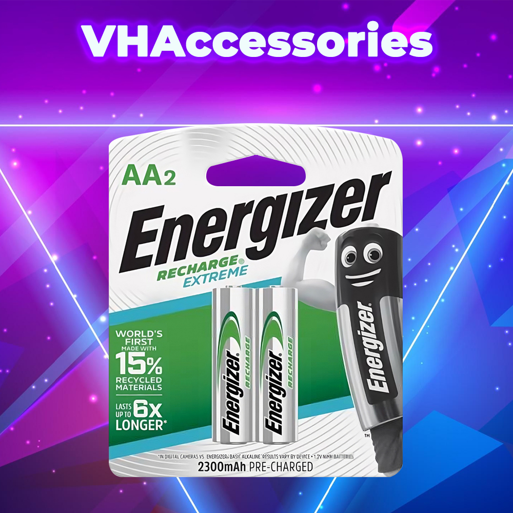 Bộ 2 pin sạc Energizer AA 2300mAh - Chuẩn size, dung lượng cao, hiệu suất tốt