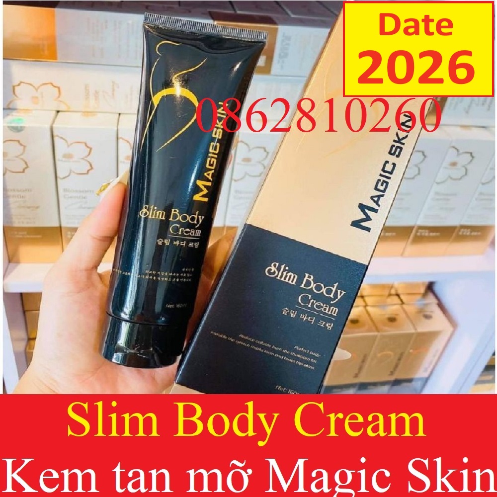Kem tan mỡ slim body cream magic skin 👍 gừng quế ✔ chính hãng