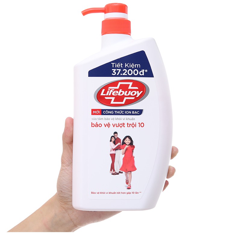 [HCM]Sữa Tắm Lifebuoy chai 850G