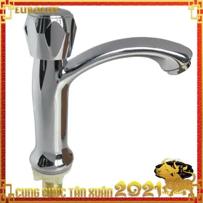Vòi lavabo lạnh Eurolife EL-LL100 (Trắng bạc)