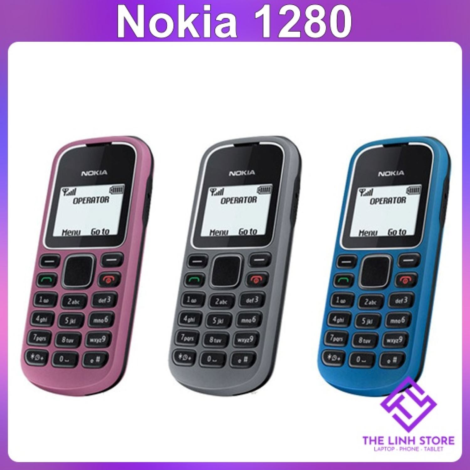 Điện thoại Nokia 1280 FullBox - Có đủ pin và sạc