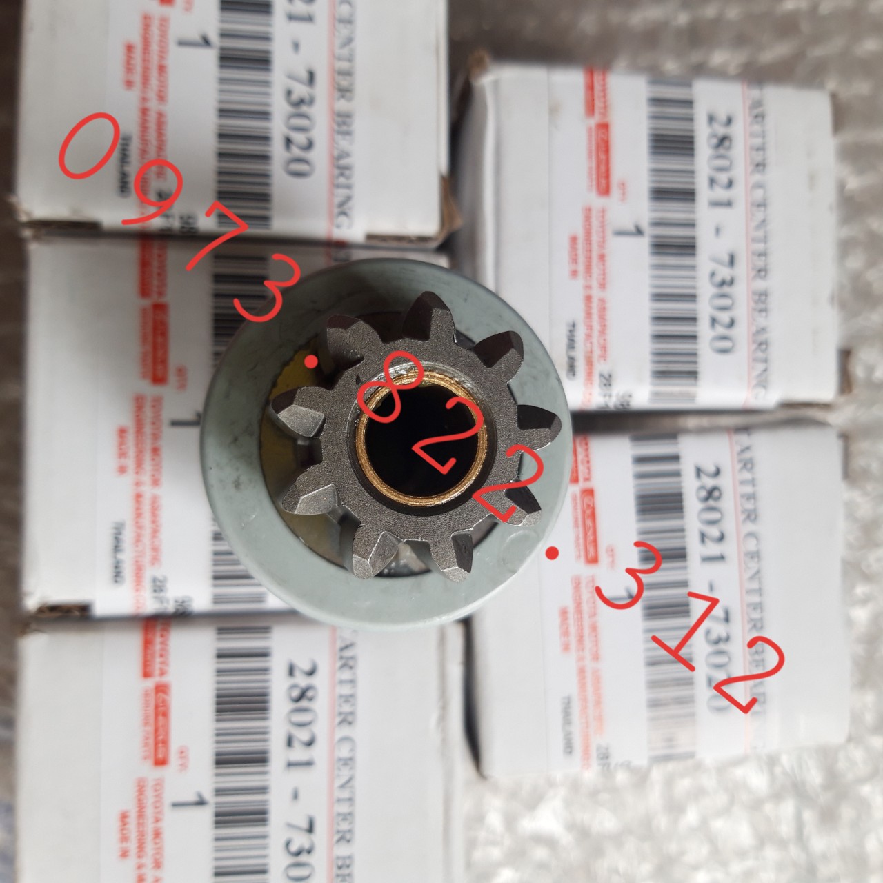 Bánh răng đề Vios, Altis, Innova, Zace (Măng lích đề ) OEM
