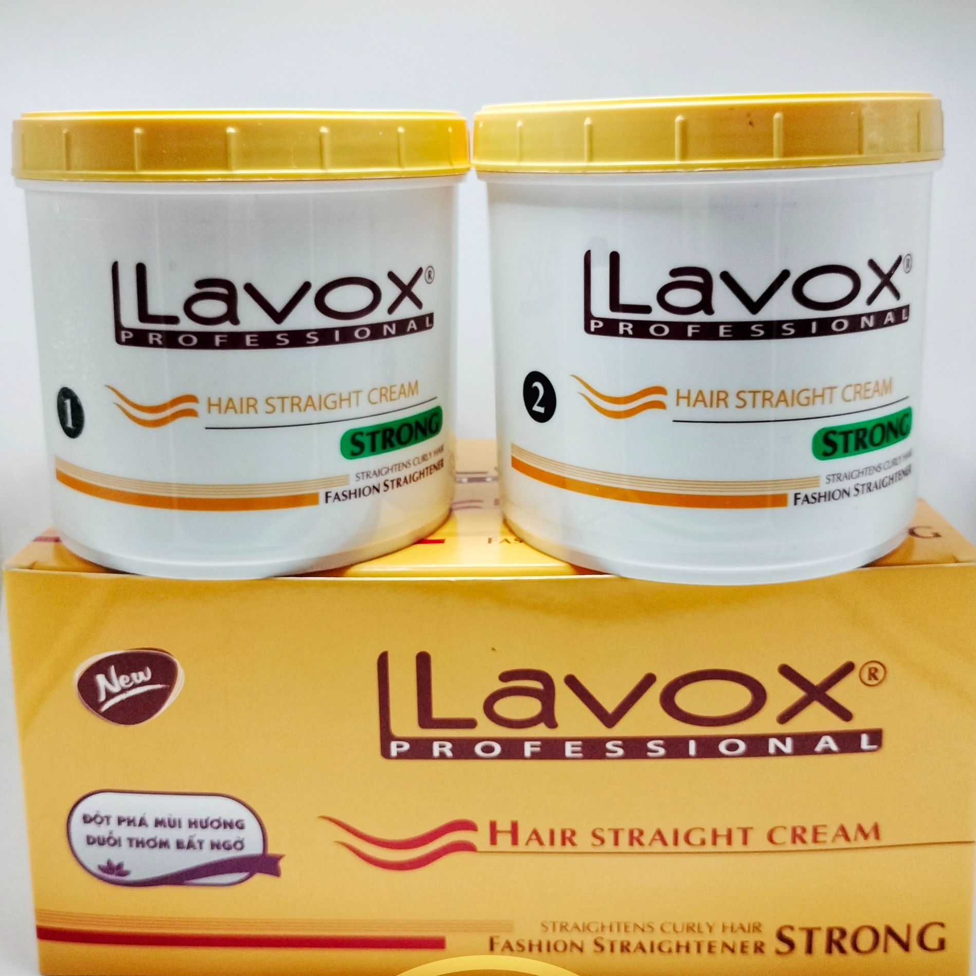 Thuốc Duỗi Tóc LAVOX CAM 1000mlx2 Chính Hãng