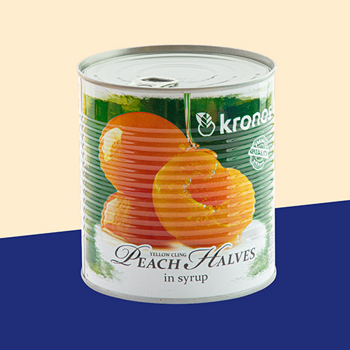 [HCM]Đào miếng ngâm KRONOS 820GR- Xuất xứ Hy Lạp