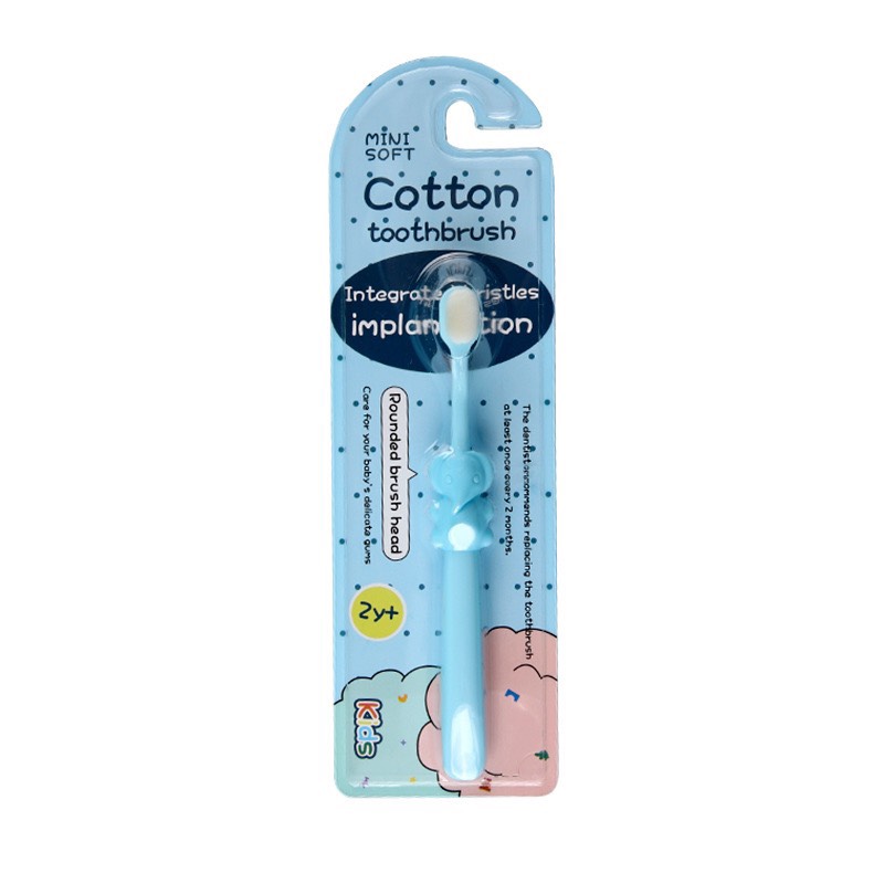 Bàn chải lông tơ cotton siêu mềm cho bé