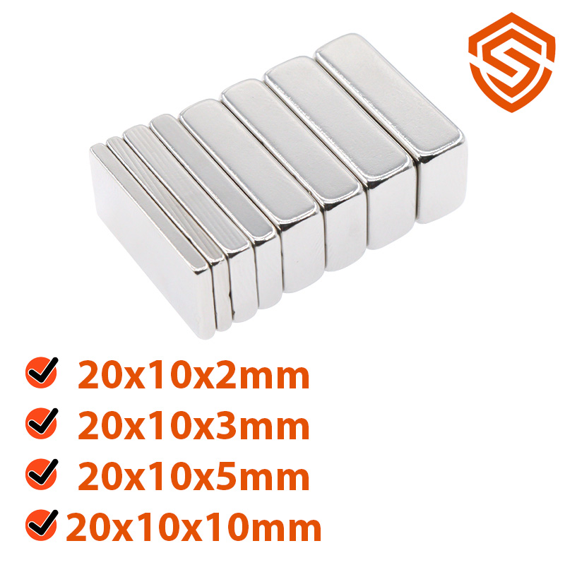 Nam châm đất hiếm 20x10x2/3/5/10mm