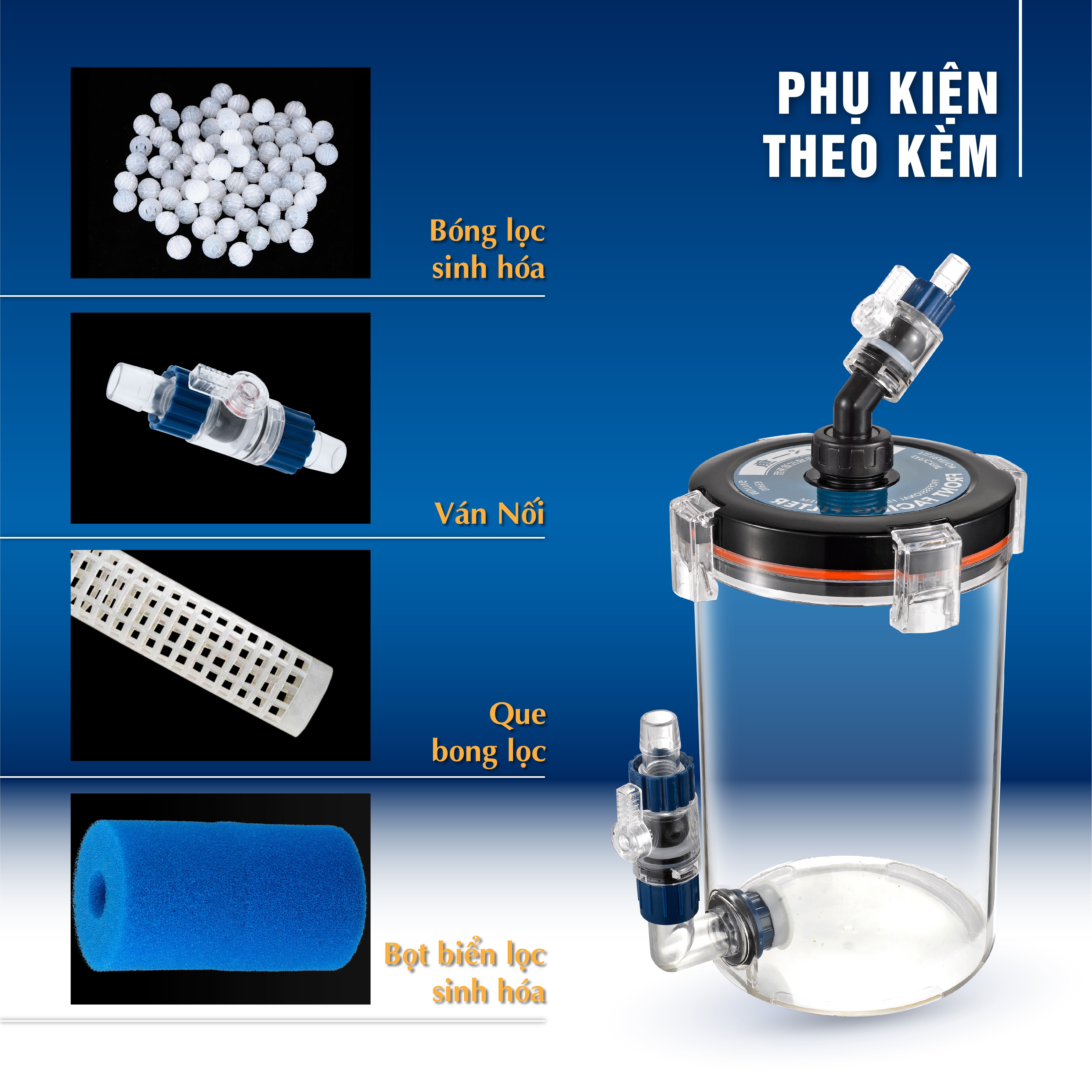 LỌC PHỤ MARINE 200B - 240B - 300B ( Phi 12, 16, 20 )