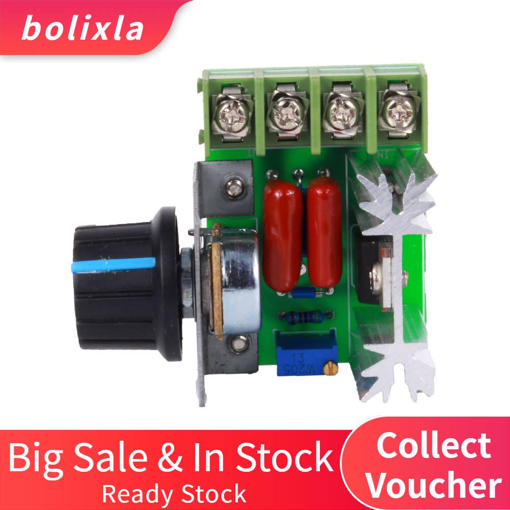 2000W AC Motor Speed Controller 50-220V 25A Adjustable Motor Speed Controller Voltage Regulator